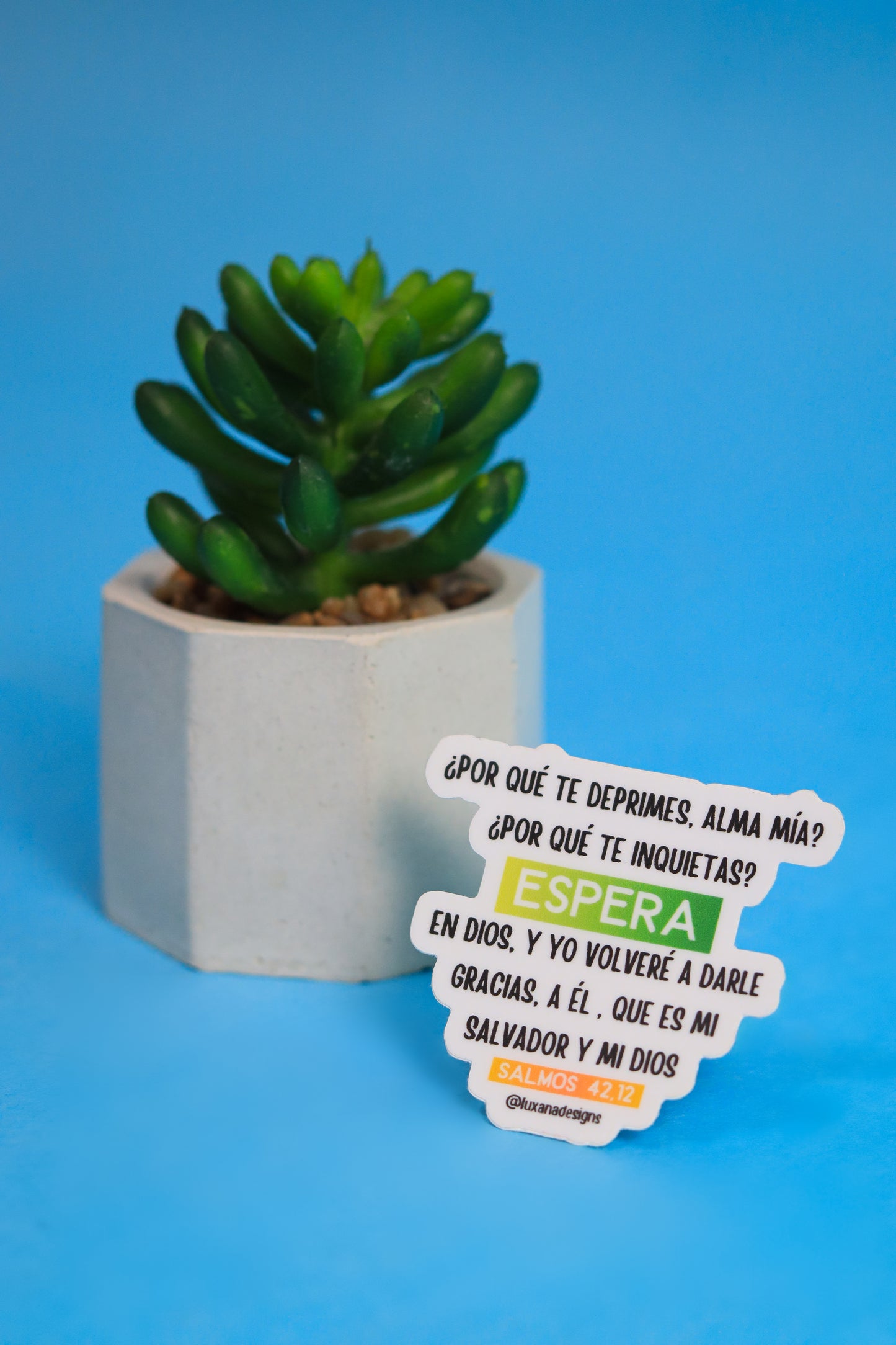 Salmos 42:12 Mini Sticker