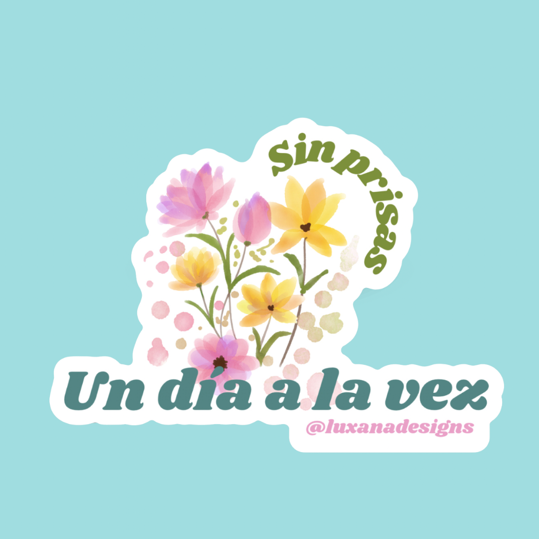 Sticker Un día a la vez