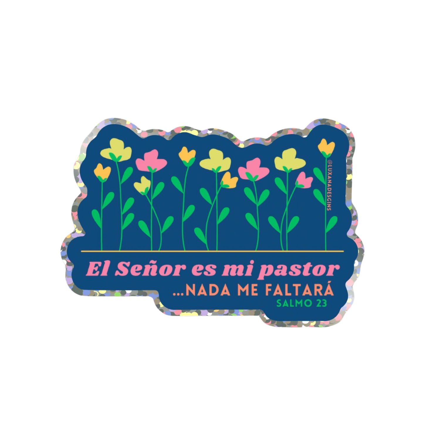 Sticker Salmo 23 (navy)