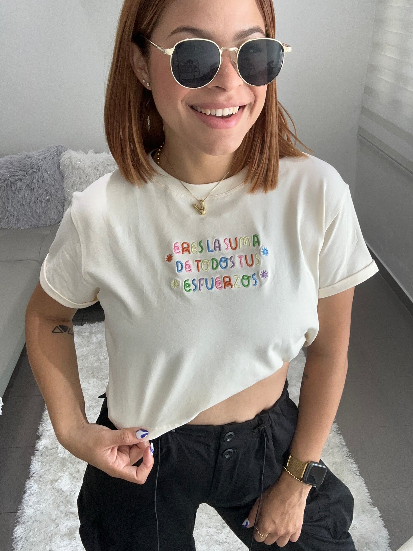 Eres la suma de todos tus esfuerzos Crop Top