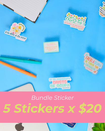 Paquete de 5 Stickers x $20