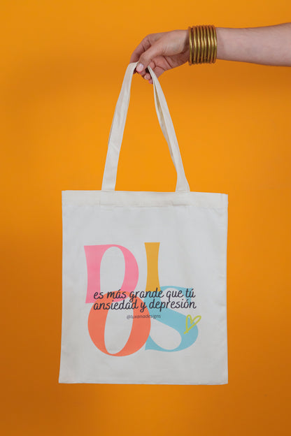 Dios es más grande Tote Bag