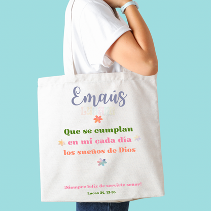 Los Sueños de Dios Emaús Tote Bag