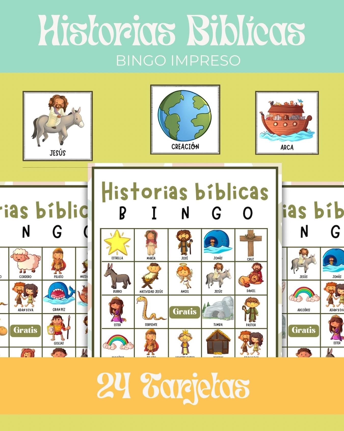 Bingo Historias Bíblicas